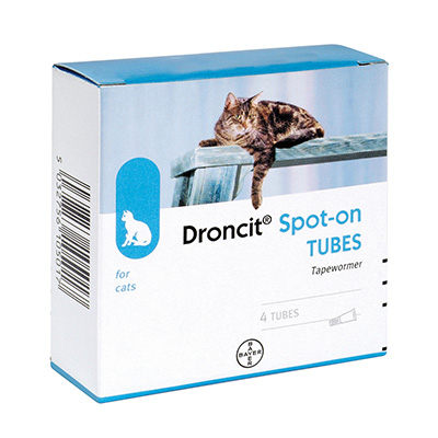 Droncit Spot-on For Cats 4 Pack