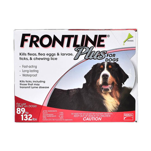 Frontline Plus For Xlarge Dogs Above 89 Lbs (red) 12 Doses