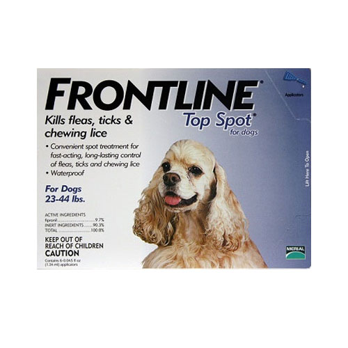 Frontline Top Spot Medium Dogs 23-44lbs (blue) 4 + 4 Free Doses