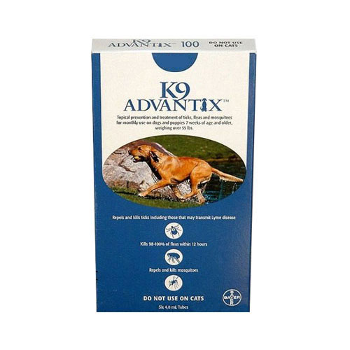 K9 Advantix Extra Large Dogs Over 55 Lbs (blue) 4 Doses