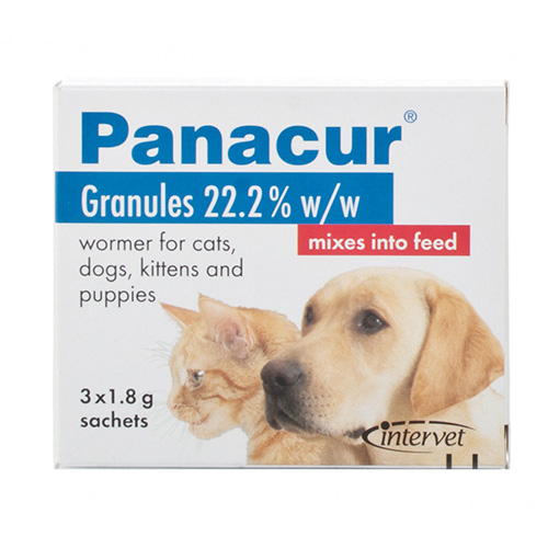 Panacur Granules For Dogs 1.8 Gm 12 Sachet