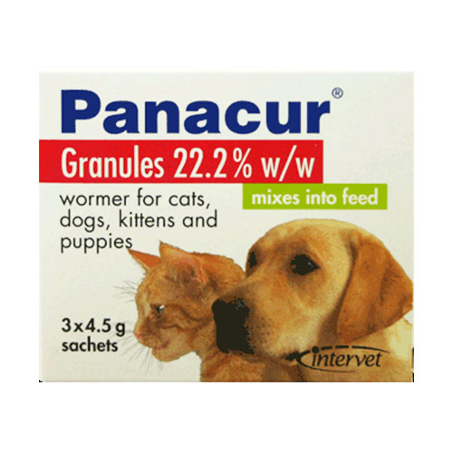 Panacur Granules For Cats 4.5 Gm 12 Sachet