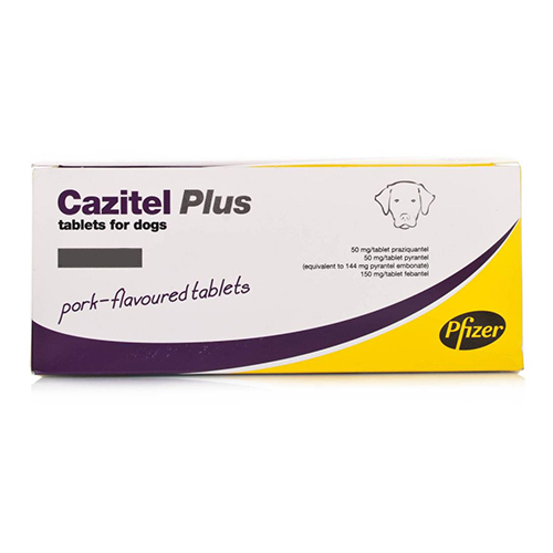 Cazitel Plus For Small And Medium Dogs 22 Lbs (10 Kg) 2 Tablet