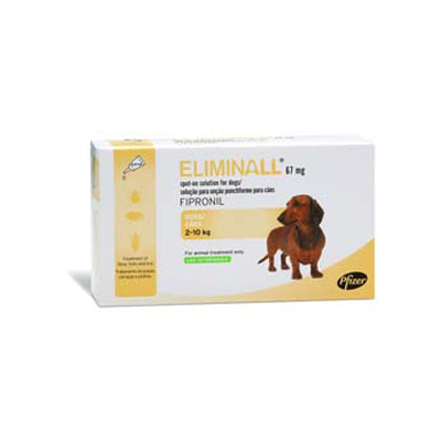 Eliminall Spot-on For Small Dogs Up To 22 Lbs (yellow) 6 Pack