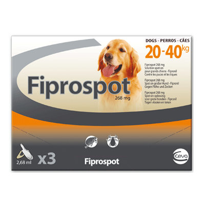 Fiprospot Spot-on For Large Dogs 45-88 Lbs 12 Pack
