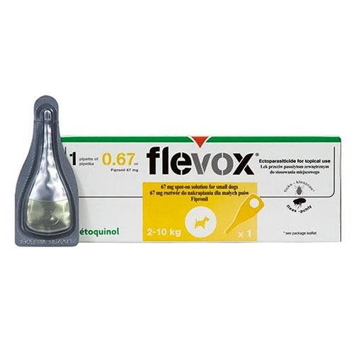 Flevox For Small Dogs Up-22 Lbs (yellow) 12 Pack