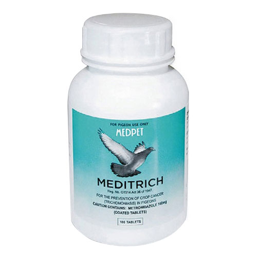 Meditrich For Pigeons 100 Tablets 1 Pack