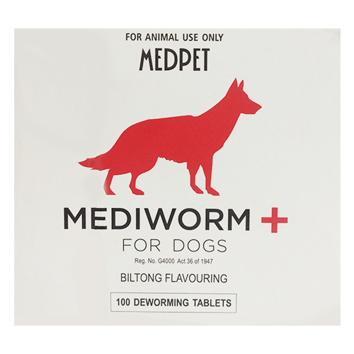 Mediworm Plus For Dogs 22 Lbs (10 Kg) 4 Tablet