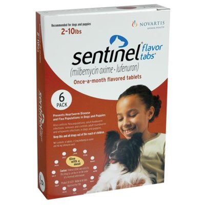 Sentinel For Dogs 2-10 Lbs (brown) 12 Chews